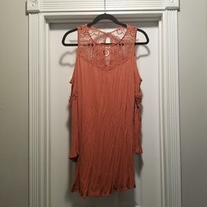 Xhilaration Cold Shoulder Boho Dress